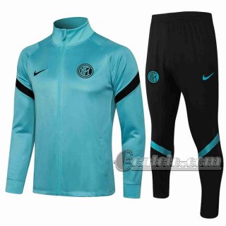 6Calcio: Sportswear Giacca Nuova Del Inter Milan Full-Zip Verde Jk07 2021 2022