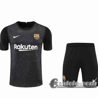 6Calcio: 2020 2021 Barcellona Maglie Calcio Portiere nero