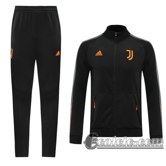 6Calcio: 2020 2021 Juventus Full-Zip Giacca black Fettuccia J105