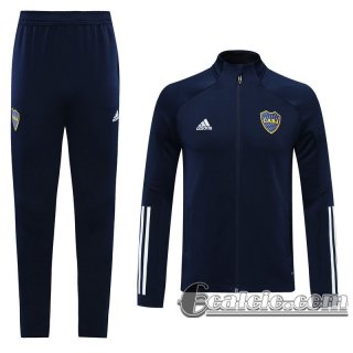 6Calcio: 2020 2021 Boca Juniors Full-Zip Giacca Dark blue Formazione J62