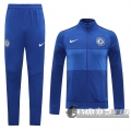6Calcio: 2020 2021 Chelsea Full-Zip Giacca blue Versione del giocatore J80