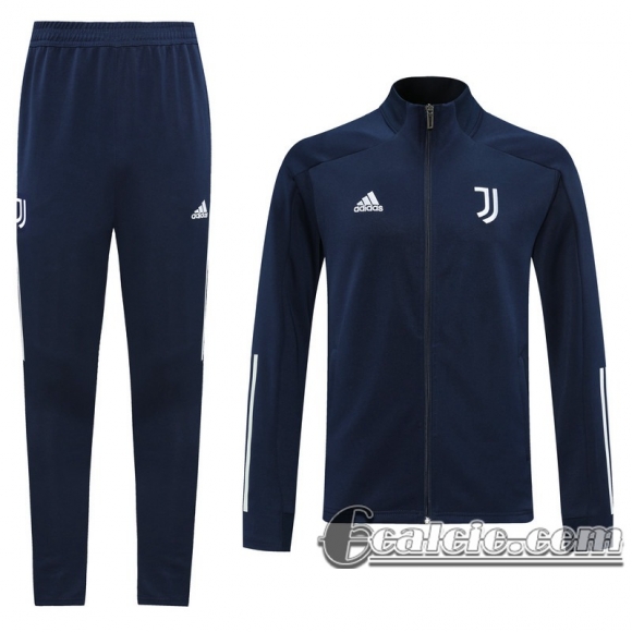 6Calcio: 2020 2021 Juventus Full-Zip Giacca Dark blue Formazione J94