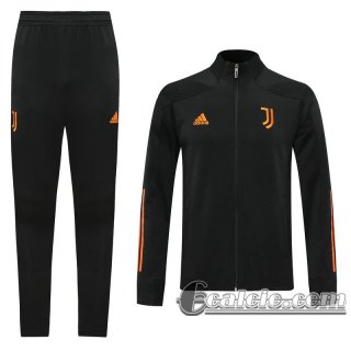 6Calcio: 2020 2021 Juventus Full-Zip Giacca black Formazione J97