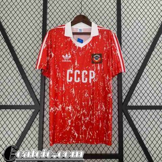 Retro Maglia Calcio Soviet Union Prima Uomo 1990 FG389