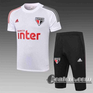 6Calcio: 2020 2021 Sao Paulo Magliette Tuta Calcio bianca T08