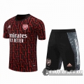 6Calcio: 2020 2021 Arsenal Magliette Tuta Calcio rosso nero Modello T113