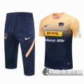 6Calcio: 2020 2021 Pumas Magliette Tuta Calcio Blu navy / giallo naturale T23