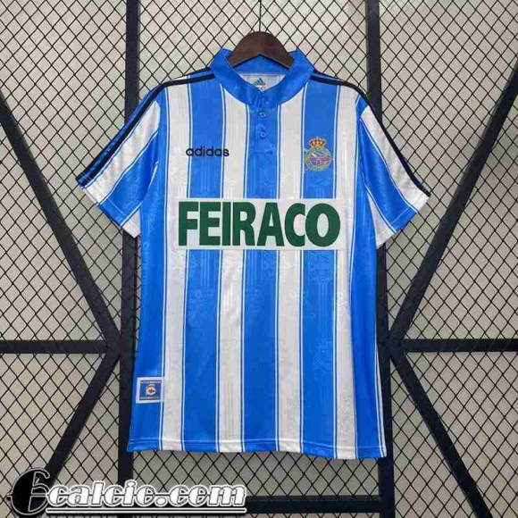 Deportivo La Coruna Retro Maglia Calcio Prima Uomo 97 98 FG586