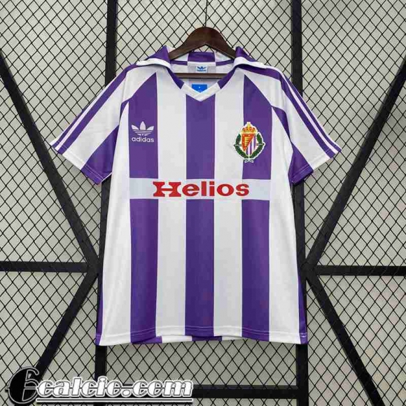 Valladolid Retro Maglia Calcio Prima Uomo 1984 FG589