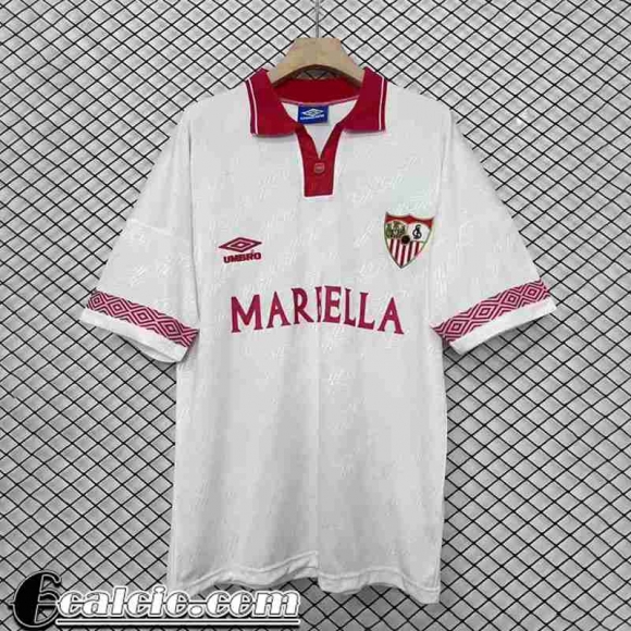 Sevilla Retro Maglia Calcio Prima Uomo 94 96 FG591