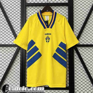 Svezia Retro Maglia Calcio Prima Uomo 1994 FG624