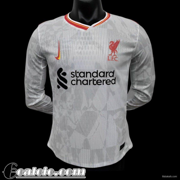 Liverpool Maglia Calcio Terza Uomo Manga Larga 24 25