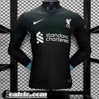 Maglie Calcio Liverpool Seconda Uomo Manga Larga 2024 2025