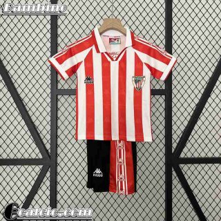 Athletic Bilbao Retro Maglia Calcio Prima Bambini 95 97 FG465