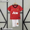 Manchester United Retro Maglia Calcio Prima Bambini 12 13 FG472