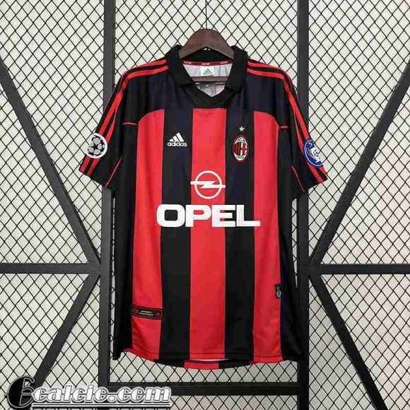 AC Milan Retro Maglia Calcio Prima Uomo 00 01 FG496