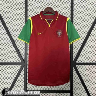 Portugal Retro Maglia Calcio Prima Uomo 1998 FG498