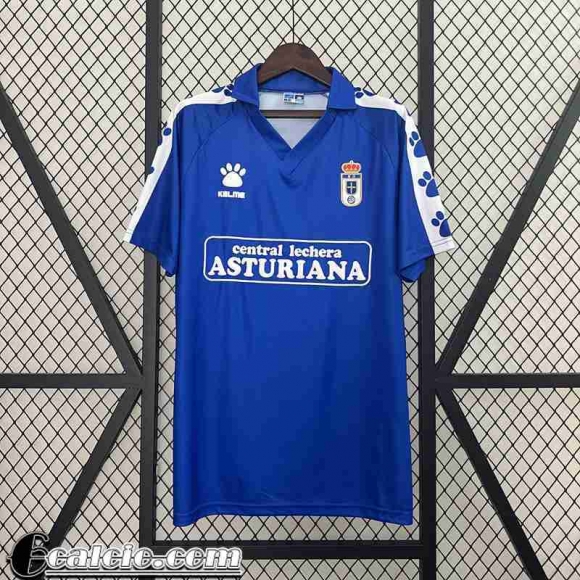 Real Oviedo Retro Maglia Calcio Prima Uomo 90 91 FG553