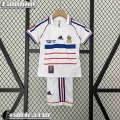 Francia Retro Maglia Calcio Seconda Bambini 1998 FG559