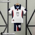 Inghilterra Retro Maglia Calcio Prima Bambini 1998 FG562