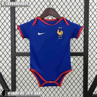 Francia Maglia Calcio Prima Baby 2024 TBB428