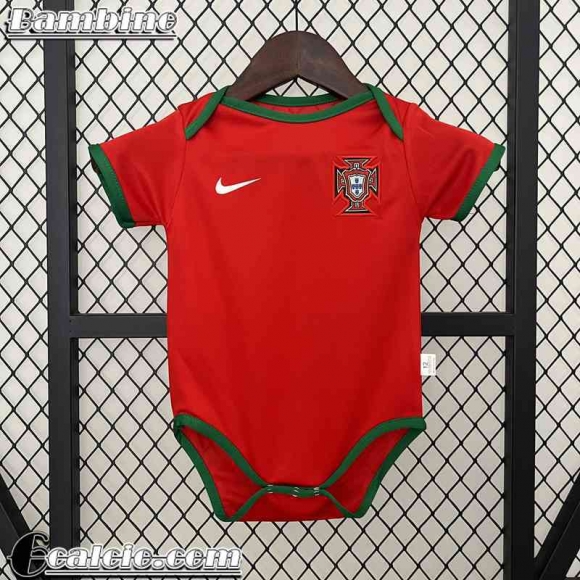 Portugal Maglia Calcio Prima Baby 2024 TBB431