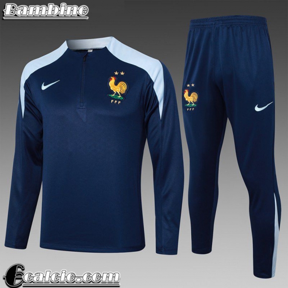 Francia KIT: Tute Calcio Bambini 2024 2025 C464