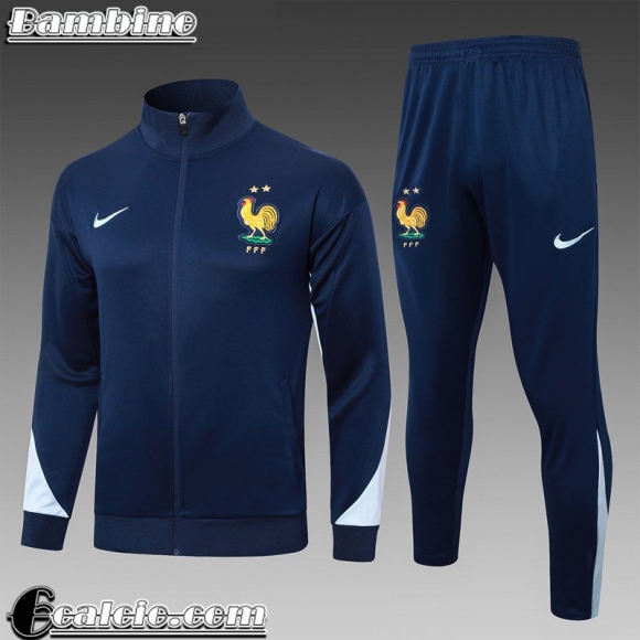 Francia KIT: Full-Zip Giacca Bambini 2024 2025 C482