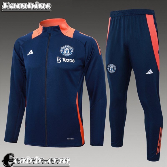 Manchester United KIT: Full-Zip Giacca Bambini 2024 2025 C488