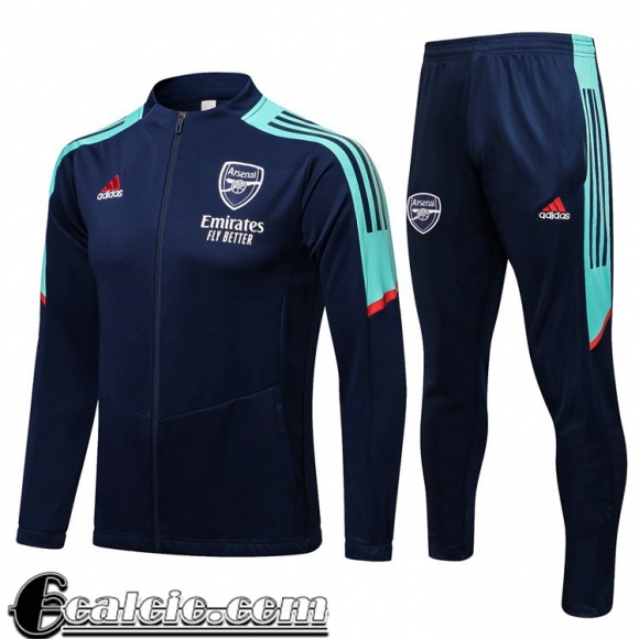Full-Zip Giacca Arsenal Uomo blu navy 2021 2022 JK153