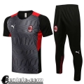 T-Shirt AC Milan Uomo nero bianco 2021 2022 PL176