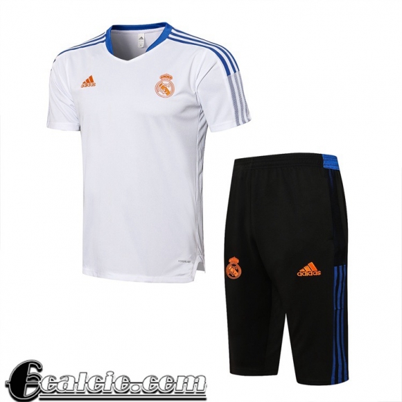 T-Shirt Real Madrid Uomo bianca 2021 2022 PL178