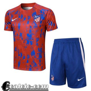 Tute Calcio T Shirt Atletico Madrid rosso Uomo 23 24 A132