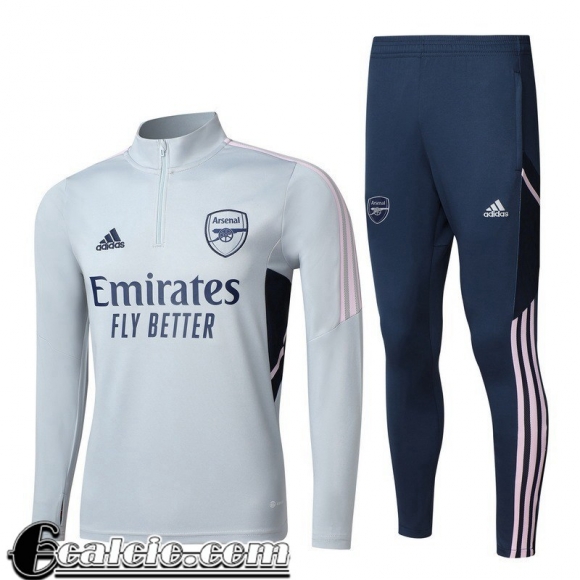 Arsenal Tute Calcio Grigio Uomo 22 23 TG529