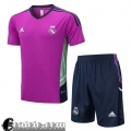 Real Madrid Survetement T Shirt Viola Uomo 22 23 TG543