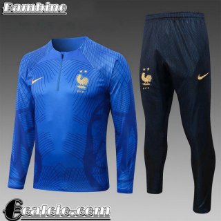 Francia Tute Calcio blu Bambini 22 23 TK434