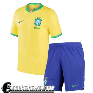 Maglie Calcio Brasile Prima Bambini 2022 23