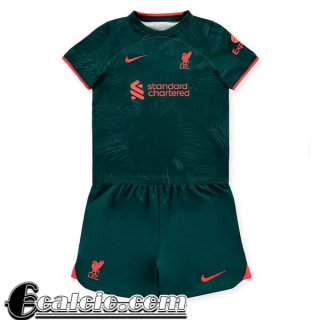 Maglie Calcio Liverpool Terza Bambini 2022 23