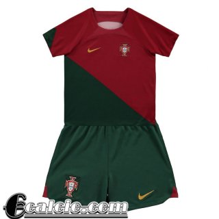 Maglie Calcio Portogallo Prima Bambini 2022 23