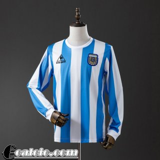 Argentina Retro Maglia Calcio Prima Uomo Manga Larga 1986 FG1075 Argentina Retro Maglia Calcio Prima Uomo Manga Larga 1986 FG1075