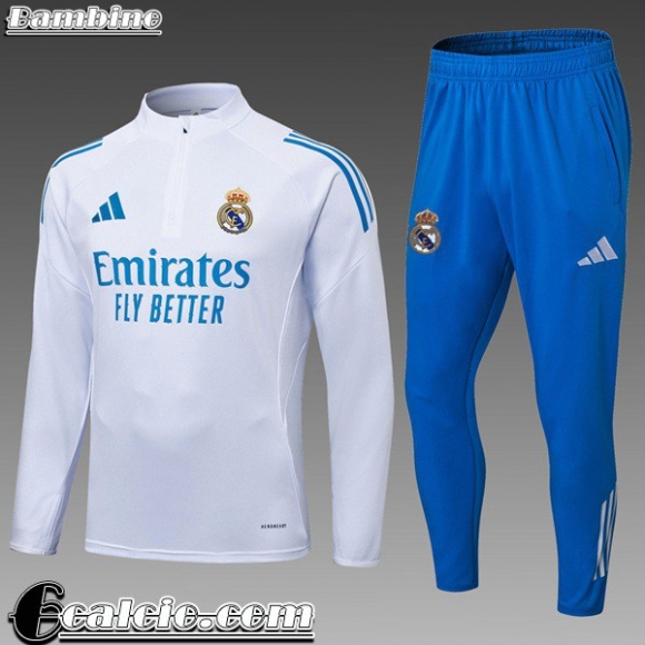 Real Madrid KIT: Tute Calcio Bambino 25-26 C957