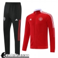 Full-Zip Giacca Manchester United rosso Uomo 2021 2022 JK219