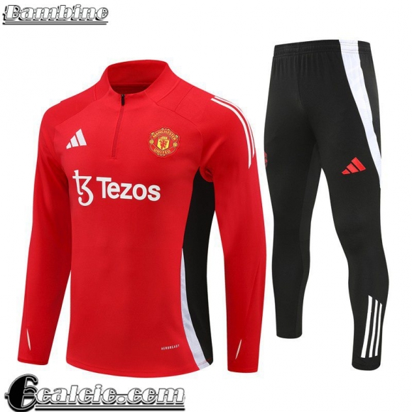 Manchester United KIT: Tute Calcio Enfant 2024 2025 C494