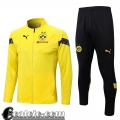 Full Zip Giacca Dortmund BVB giallo Uomo 2022 23 JK625