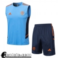 Tute Calcio T Shirt Manchester United cielo blu Uomo 2022 23 TG605