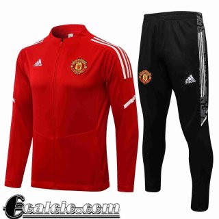 Full-Zip Giacca Manchester United Uomo 2021 2022 rosso JK241