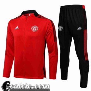 Full-Zip Giacca Manchester United Uomo 2021 2022 rosso JK242