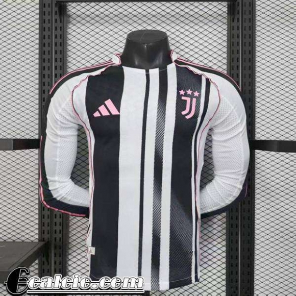 Maglia Calcio Juventus Prima Uomo Maniche Lunghe 25-26