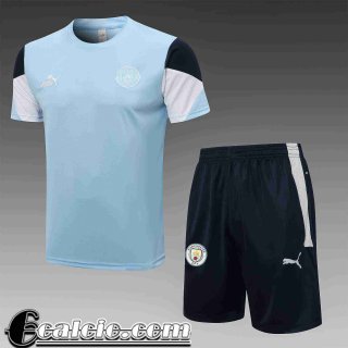 T-shirt Manchester City Uomo 2021 2022 cielo blu PL244