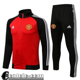 Full-Zip Giacca Manchester United rosso Uomo 2021 2022 JK273